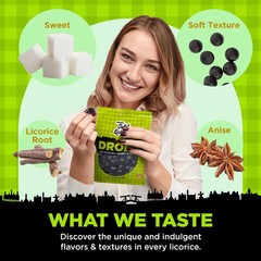 Gustaf’s Dutch Licorice Drops – 5.2oz Bag – Sweet Black 5.2 Ounce (Pack of 1)