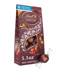 Lindt LINDOR Milk Chocolate Candy Truffles, Milk Chocolate with Smooth, Melting