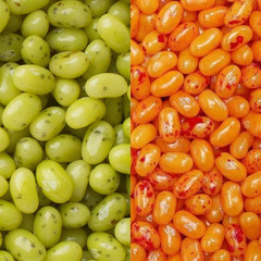 Jelly Belly Bulk Candy Mix | 1LB ~ 2LB | Peach + Juicy pear Jellybeans Mix