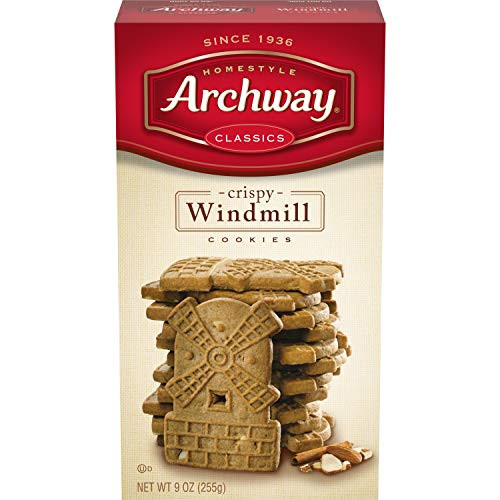 Archway Cookies, Crispy Windmill, 9 Ounce Pack of 9