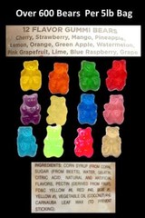 Albanese 12 Flavor Gummy Bears 5lb +(3) Red Cherry Gourmet Kruise® Bags11oz
