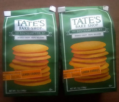 TATE’S BAKE SHOP Thin Crispy LEMON COOKIES 2 BAGS 7 oz per Bag 14 oz Total 10/26
