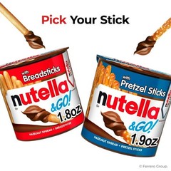 Nutella & GO! Hazelnut and Cocoa Spread + Breadsticks, 1.8 oz., 16 pk.