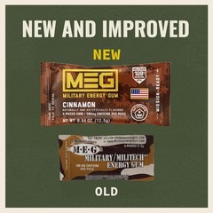 – Military Energy Gum | 100mg of Caffeine Per Piece + Increase Energy + Boost…