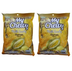2, 3 Big Packs My Chewy Durain Mango Coconut Milk Chewy Candy Thai Fruit Flavour
