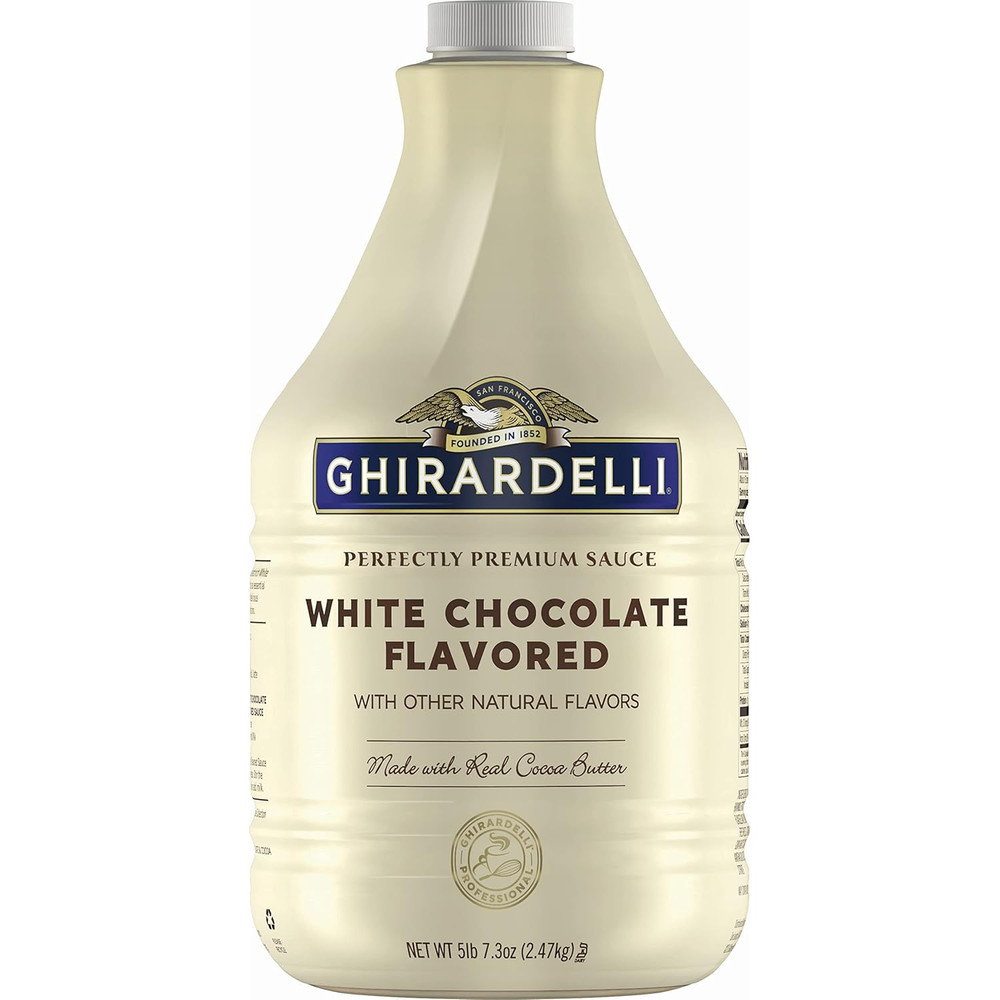 Chocolate White Chocolate Flavored Sauce, 5 Pounds 7.3 Oz (2.47 Kg) Package