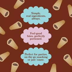 MUDDY BITES Hazelnut Cocoa Shortbread Filled Cookie Cone Snacks NET WT (3.5 OZ)