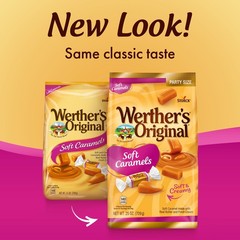 Soft Caramel Candy 25 oz Bag Indulgent Rich Flavor Chewy Sweets Treat