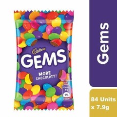 Cadbury Gems Chocolate, 84 X 7.9g each try now best product+free shipping