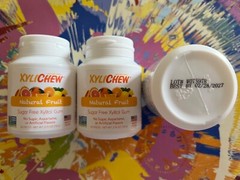 Xylichew Sugar Free Fruit Chewing Gum – 60 count (Pack of 3)