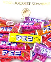 SweetGourmet Assorted PEZ Fruit Rolls Refill Bulk | 2 Pounds