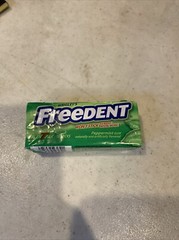 (1 Pack) 15 Sticks Wrigleys Peppermint Freedent Chewing Gum Discontinued B1