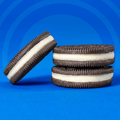 Double Stuf Chocolate Sandwich Cookies, Family Size, 3 Packs