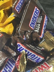 Snickers, M&M’s & Twix Fun Size Chocolate Candy Variety Pack, 2 Lb Bulk Bag