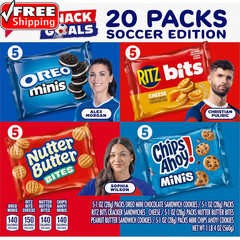 Snacks Variety Pack, OREO Minis, Nutter Butter Bites, CHIPS AHOY! Minis Cookies,