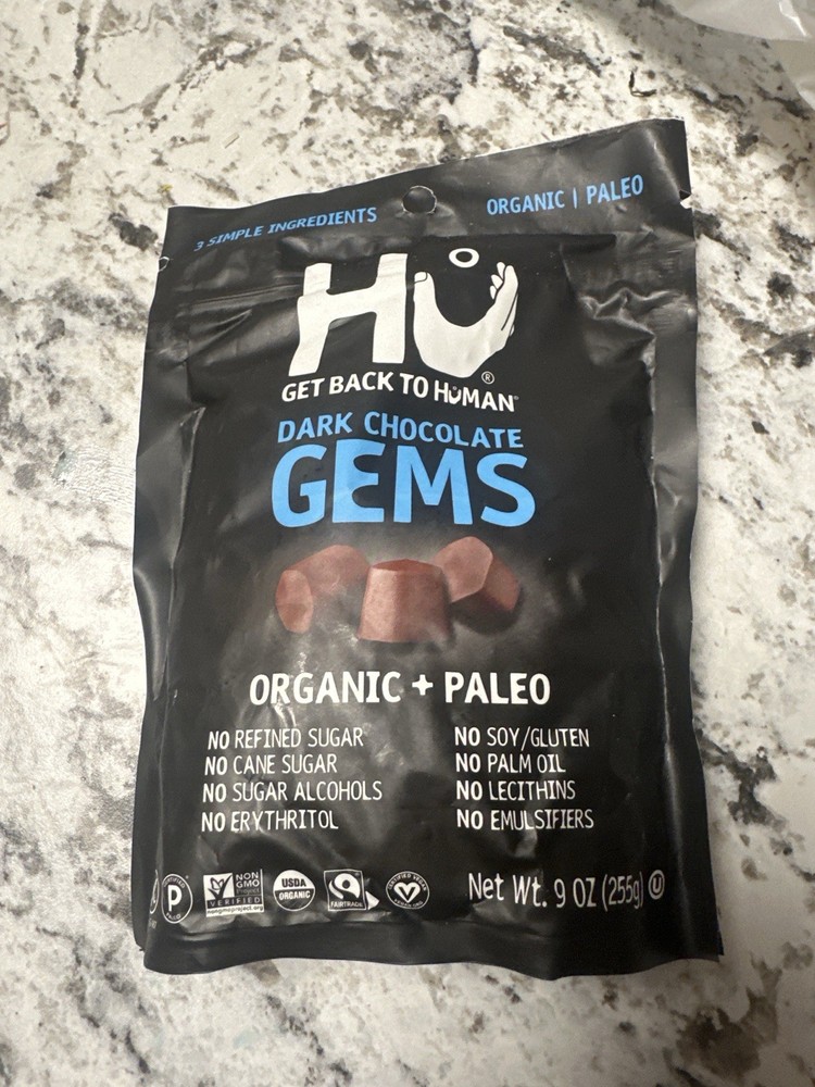 Hu Get Back to Human Organic Paleo Dark chocolate