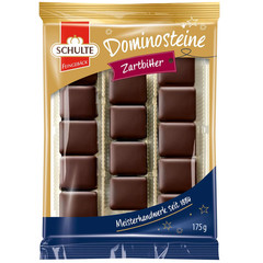 Schulte chocolate dominoes -DARK Chocolate- 175g Made in Germany- FREE SHIP