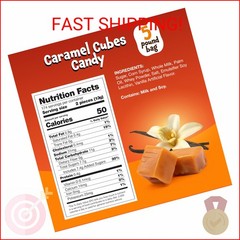 Caramel Candy – 5 Pound Pack – Classic Caramels Individually Wrapped – Chewy Can