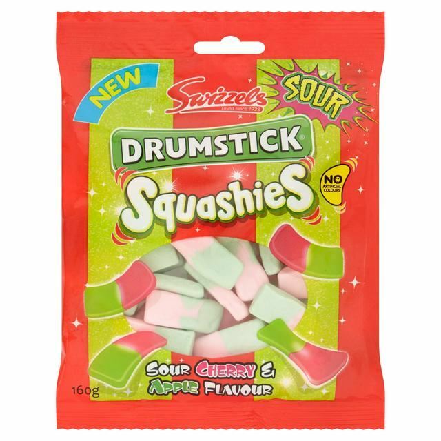 Squashies Drumstick Cherry & Apple – 145g – Pack of 4