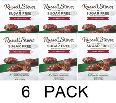 Russell Stover Sugar Free PECAN DELIGHT CHOCOLATE Candy 15.5 oz Bag – 6 PACK