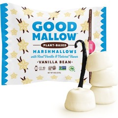 GoodMallow Vegan Marshmallows – Large Kosher Halal Gluten Free Dairy Free