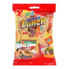 Yupi Lunch Gummy 65g x 2 Childhood Candy