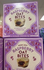 2 Packs Trader Joe’s Raspberry Oat Bites Gluten Free 7.8 oz Each Pack