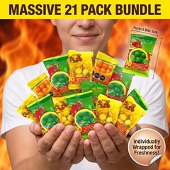 Assorted Tamarind, Mango & Watermelon Candies – 21 Individually Wrapped Treats