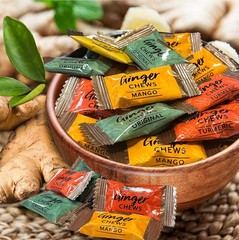 Bali’s Best Ginger Chews, Zesty Lemon Flavor, 1 Pound Jar, Individually…