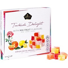 Turkish Delight Candy Rose Orange Lemon Flavors Cerez Pazari Gourmet Medium