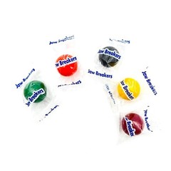 Jawbreakers Mini Hard Candy Fruit Flavored Assortment, Individually Wrapped (…