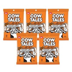 Goetze’s Mini Vanilla Cow Tales, Original Caramel Minis, 4oz (3 Pack)