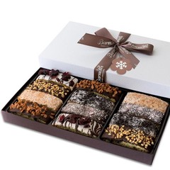 Christmas Holiday Thanksgiving 12 Chocolate Biscotti Gift Box Gourmet Cookie