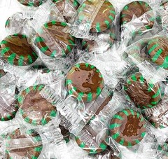 SweetGourmet Classic Chocolate Mint Starlight Hard Candy, Individually Wrapped,