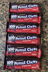 6 X Goldenberg’s Peanut Chews Original Dark Bars 2 Oz USA SELLER