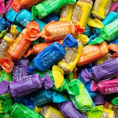 Fruit Chews Mega Mix – 8 Flavor Soft Rainbow Candy – Gluten Free 4 Pounds