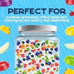 Colombina Delicate Fruit Filled Drops Individually wrapped hard candy in a bulk