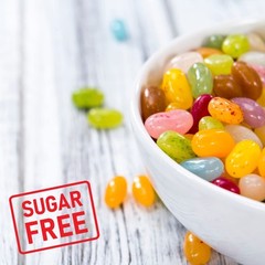Sweetzo Sugar Free Jelly Beans, Sugar-free Chewy Candies In Assorted F