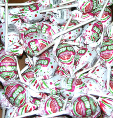 50X STRAWBERRY Charms Blow Pop lollipop / suckers sorted & individually wrapped