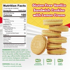 Lemon Dunkies – Sugar Free Lemon Sandwich Cookies, Keto Friendly, Gluten Free…