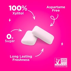 PUR Sugar Free Chewing Gum Variety Pack 8 Flavors Xylitol 9 Count Resealable