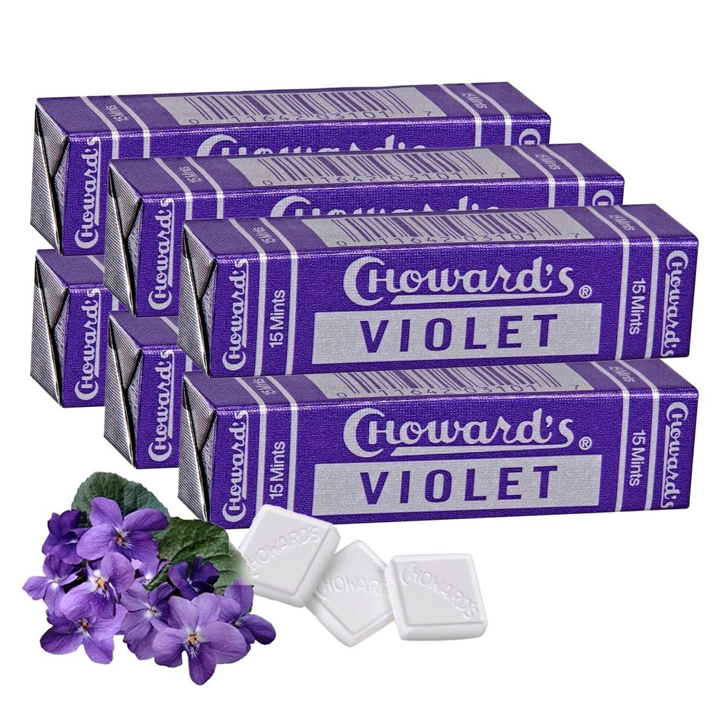 Choward’s Violet Mints Candy | Bold Aromatic Flavor | Perfect for Snacks in Lunc