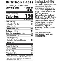 Kids’ Favorite Annie’s Organic Chocolate Chip Cookie Bites – 10 Pouches, 10.5 oz