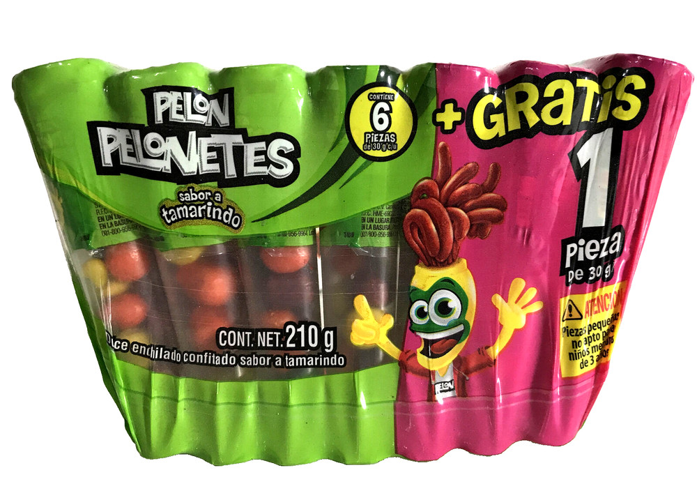 18pcs Pelon Pelonetes Dulce Tamarindo. Mex Tamarind Candy 210g/7.4oz