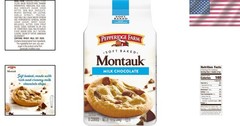 Montauk Soft Baked Milk Chocolate Chunk Cookies, 8.6 Oz – 8 Delicious Treats
