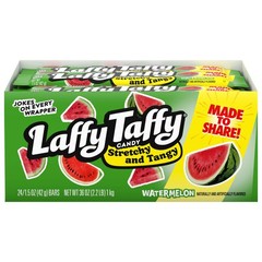 Candy, Stretchy and Tangy, Watermelon Flavor, 1.5 Ounce Bars (Pack of 24)