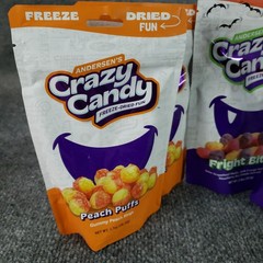 Andersen’s Crazy Candy Freeze Dried Peaches Smores Lot of 5 Exp: 8/26