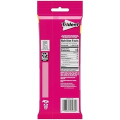 Trident Sugar Free Gum, Bubblegum Flavor, 3 Packs (42 Pieces Total)