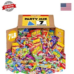 Assorted Candy Mix – 7 Pound BOX – Individually Wrapped Candies – Pinata Cand…