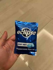 10 Packs x 45g Eclipse Chewy Mints Peppermint Bag 45g Chewy Candy /Intense Fresh